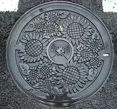 藝術井蓋圖片