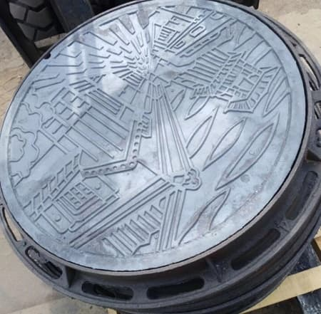 球墨鑄鐵藝術井蓋
